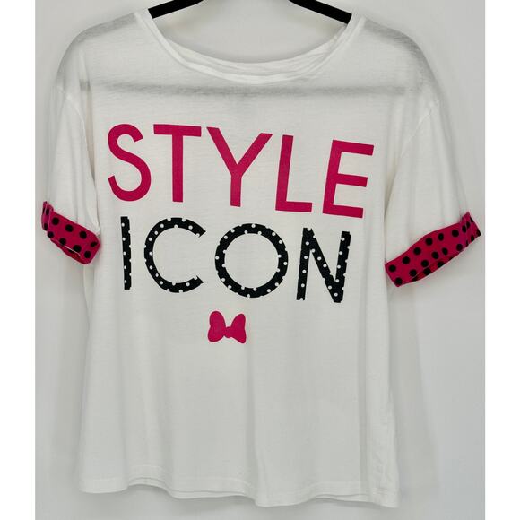 Disney Parks Tops - Disney Parks Style Icon White Short Sleeve Summer Vacation T-Shirt Size M